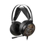 A4tech Gaming G650S USB Dazzling Orange Light Headphone Black