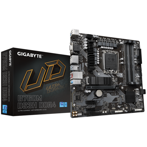 GIGABYTE B760M DS3H DDR4 mATX Motherboard