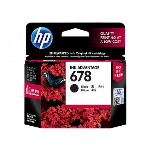 HP Black 678 Original Ink Advantage Cartridge