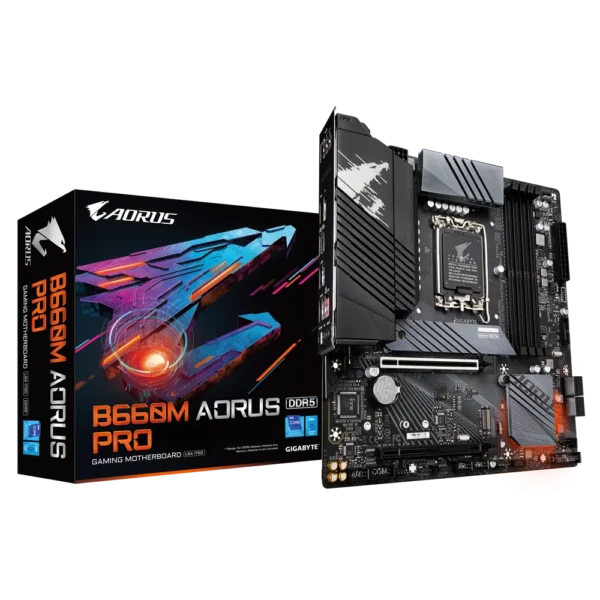 GIGABYTE B660M Aorus Pro AX DDR5 Micro ATX Motherboard
