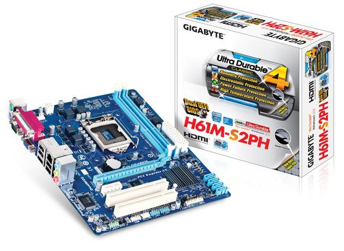 Gigabyte Motherboard H61M S2PH
