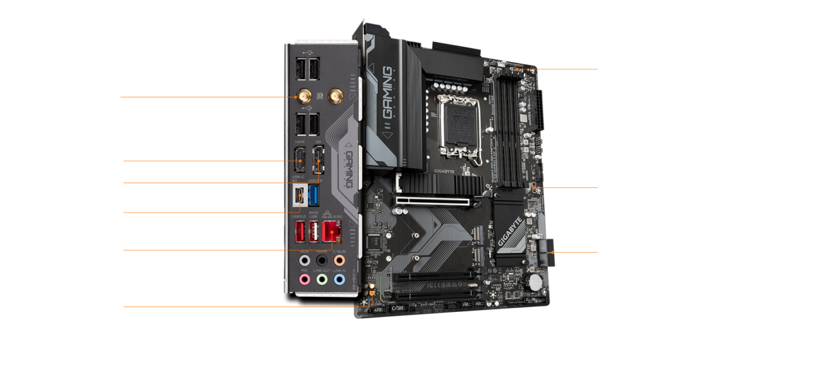 GIGABYTE B760 GAMING X AX ATX Motherboard - Image 5