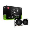 MSI GeForce RTX 4070 VENTUS 2X E 12G OC GDDR6X Graphics Card