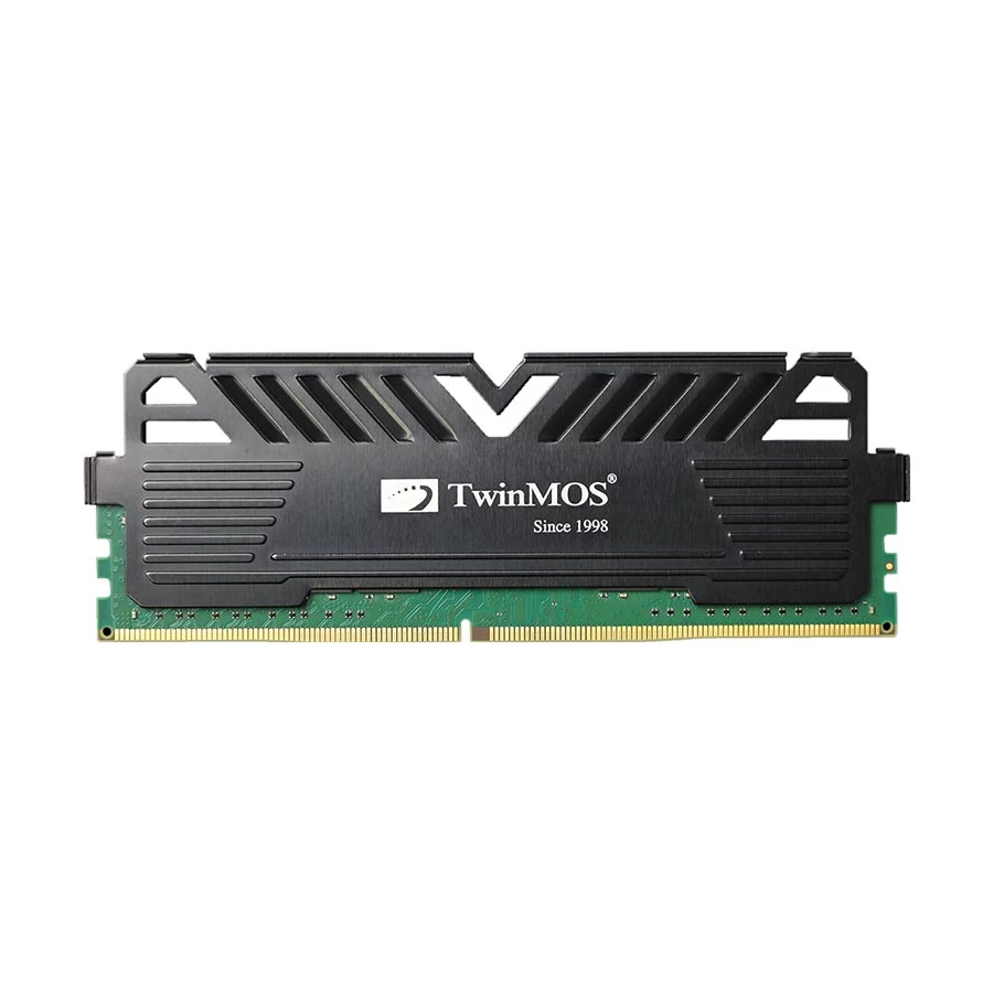 Twinmos TornadoX6 3200MHz 8GB DDR4 U-DIMM Black Desktop RAM with Heatsink Twinmos TornadoX6 3200MHz 8GB DDR4 U-DIMM Black Desktop RAM with Heatsink - Image 1