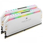 Corsair DOMINATOR PLATINUM RGB 3200MHz 16GB (2x8GB) DDR4 RAM Kit White
