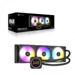 Corsair iCUE H150i ELITE LCD Display 360mm Liquid CPU Cooler - Image 5