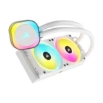 Corsair iCUE LINK H100i RGB 240mm ALL-IN-ONE Liquid CPU Cooler White - Image 2