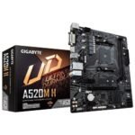GIGABYTE A520M H AM4 Micro ATX Motherboard - Image 4