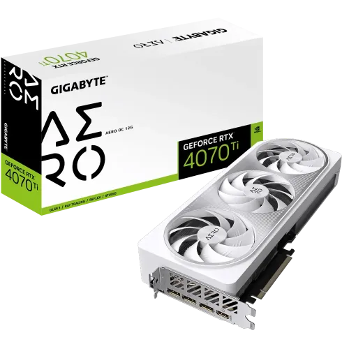 GIGABYTE GeForce RTX­­ 4070 Ti AERO OC 12GB GDDR6X Graphics Card