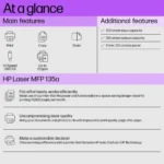 HP Laser MFP 135a Multifunction Mono Laser Printer - Image 2