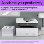 HP Laser MFP 137fnw Multifunction Mono Laser Printer - Image 6