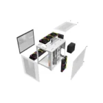 1STPLAYER SP7 White Mid Tower RGB Gaming Case - Image 2