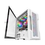 1STPLAYER T3 Mesh M-ATX Gaming Case White - Image 2