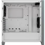 Corsair 4000D AIRFLOW Tempered Glass Mid-Tower ATX Casing White - Image 4