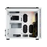 Corsair Crystal Series 280X RGB Tempered Glass Micro ATX Casing White - Image 3