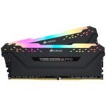 Corsair VENGEANCE RGB PRO C16 3200MHz 16GB (2 x 8GB) DDR4 RAM Kit Black