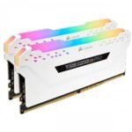 Corsair VENGEANCE RGB PRO C16 3200MHz 16GB (2 x 8GB) DDR4 RAM Kit White - Image 3