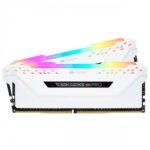 Corsair VENGEANCE RGB PRO C16 3200MHz 16GB (2 x 8GB) DDR4 RAM Kit White - Image 2