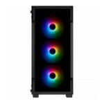 Corsair iCUE 220T RGB Tempered Glass Mid-Tower Smart Case -Black - Image 2