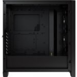 Corsair iCUE 4000X RGB Tempered Glass Mid-Tower ATX Casing - Image 3