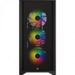 Corsair iCUE 4000X RGB Tempered Glass Mid-Tower ATX Casing - Image 4
