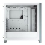 Corsair iCUE 4000X RGB Tempered Glass Mid-Tower ATX Casing (White) - Image 3