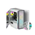 Corsair iCUE 5000T RGB Tempered Glass Mid-Tower ATX Casing White - Image 2