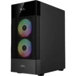 Gamdias AURA GC5 Digital Display Mesh RGB Mid-Tower ATX Gaming Casing - Image 3