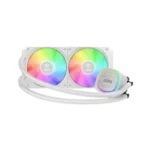 Gamdias AURA GL240 V2 WH ARGB Liquid CPU Cooler - Image 2