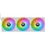 Thermaltake SWAFAN EX12 White RGB Magnetic PWM Radiator Fan TT Premium Edition (3-Fan Pack) - Image 2