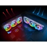 Thermaltake SWAFAN EX12 White RGB Magnetic PWM Radiator Fan TT Premium Edition (3-Fan Pack) - Image 4