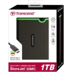 Transcend 1TB StoreJet 25MC Portable Hard Disk Drive (HDD) Anti-Shock Type C - Image 2