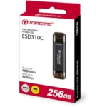 Transcend 256GB ESD310C Type C Portable SSD Black