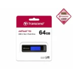 Transcend 64GB JetFlash 760 USB 3.1 Gen 1 Pen Drive Black