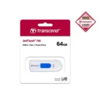 Transcend 64GB JetFlash 790 USB 3.0 Gen 1 Pen Drive White