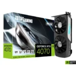 ZOTAC GAMING Twin Edge GeForce RTX 4070 12GB GDDR6X Graphics Card