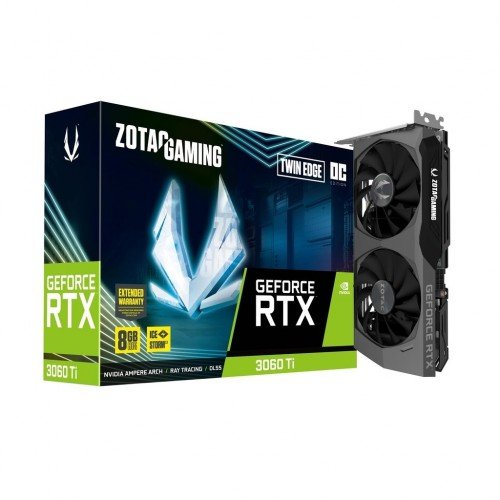 ZOTAC GAMING Twin Edge OC LHR GeForce RTX 3060 Ti 8GB Graphics Card