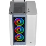 Corsair Crystal Series 680X RGB ATX High Airflow Tempered Glass Smart Casing White - Image 2