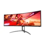 AOC Agon 49 Inch 5k Dual-QHD HDMI, DP, USB, Headphone VA Curved Gaming Monitor - Image 2