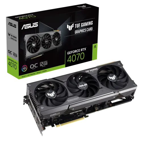 ASUS TUF Gaming GeForce RTX 4070 12GB GDDR6X OC Edition Graphics Card