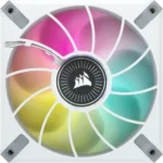 Corsair iCUE ML120 RGB ELITE Premium 120mm PWM Magnetic Levitation Fan White Triple Fan Kit with iCUE Lighting Node CORE - Image 2