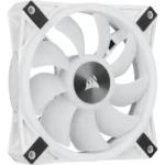Corsair iCUE QL120 RGB 120mm PWM White Case Fan Triple Fan Kit with Lighting Node CORE - Image 2