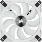 Corsair iCUE QL120 RGB 120mm PWM White Case Fan Triple Fan Kit with Lighting Node CORE - Image 3