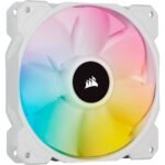 Corsair iCUE SP120 RGB ELITE Performance 120mm White PWM Case Fan - Image 2