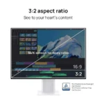 Huawei MateView 28.2 Inch 4K+ UHD Display HDMI, Mini DP, Dual USB-A, Dual USB-C Mystic Silver Professional Monitor - Image 5