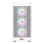 PC Power PG-H350 WH Icy Mesh ATX Mid Tower Gaming Casing - Image 2