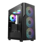 PC Power PG-H450 BK Zero Mesh ATX Gaming Casing