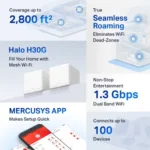 Mercusys Halo H30G AC1300 1300Mbps Dual Band Mesh Router (2 Pack) - Image 3
