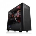 Thermaltake Versa J22 Tempered Glass Edition Mid-Tower Gaming Black Case