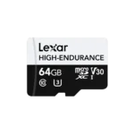 Lexar High-Endurance 64GB MicroSD UHS-I Memory Card